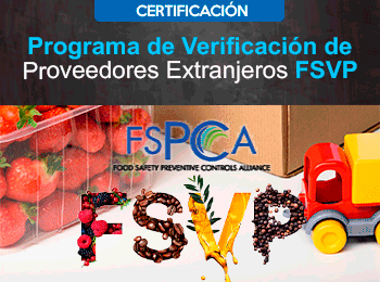 Certificación Programa de Verificación de Proveedores Extranjeros FSVP