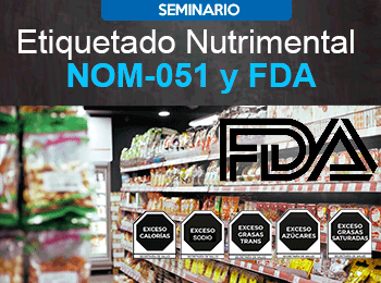 Etiquetado Nutrimental  NOM-051 y FDA
